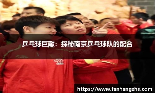 乒乓球巨献：探秘南京乒乓球队的配合